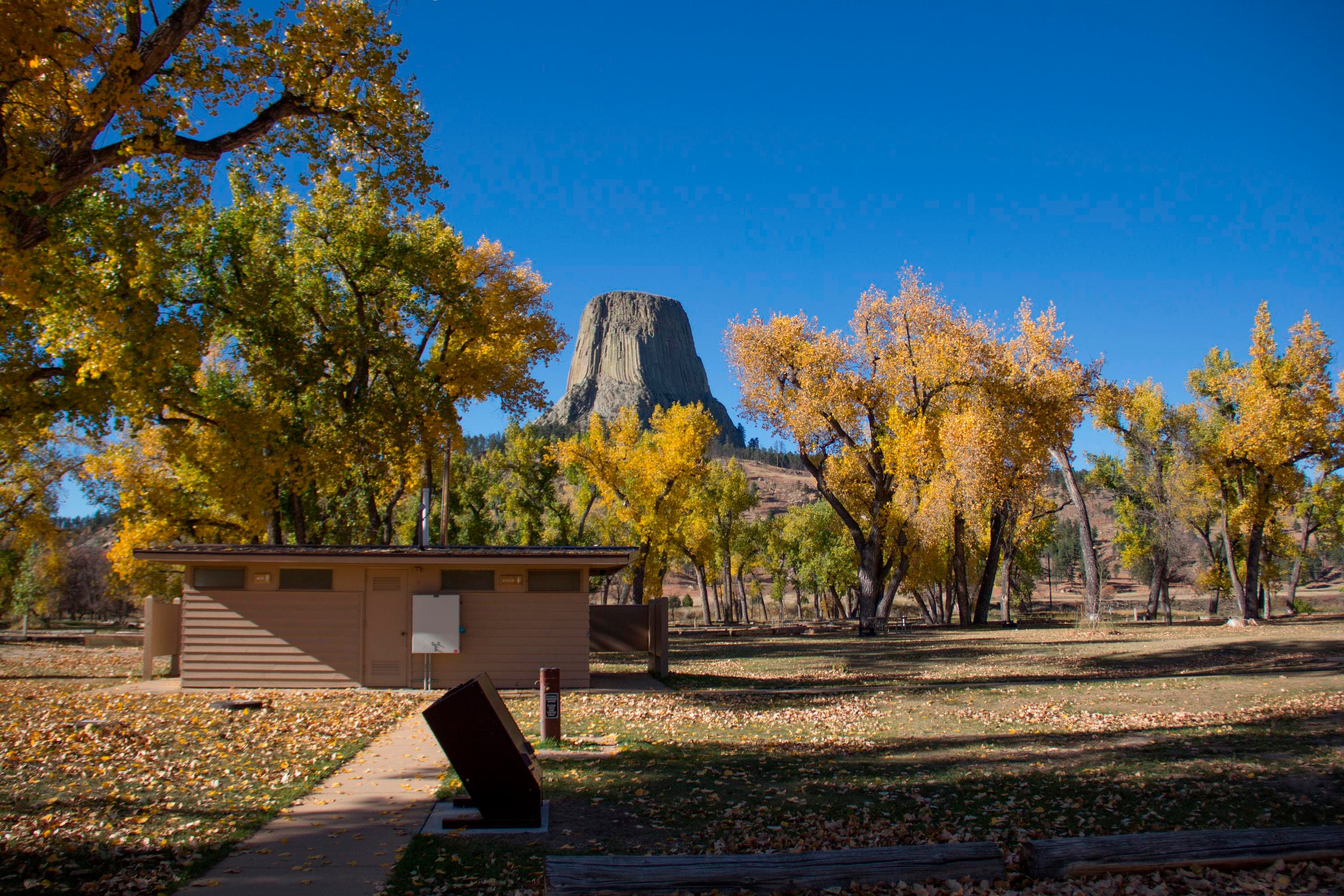 September is a beautiful time to camp at Devils Tower National Monument!