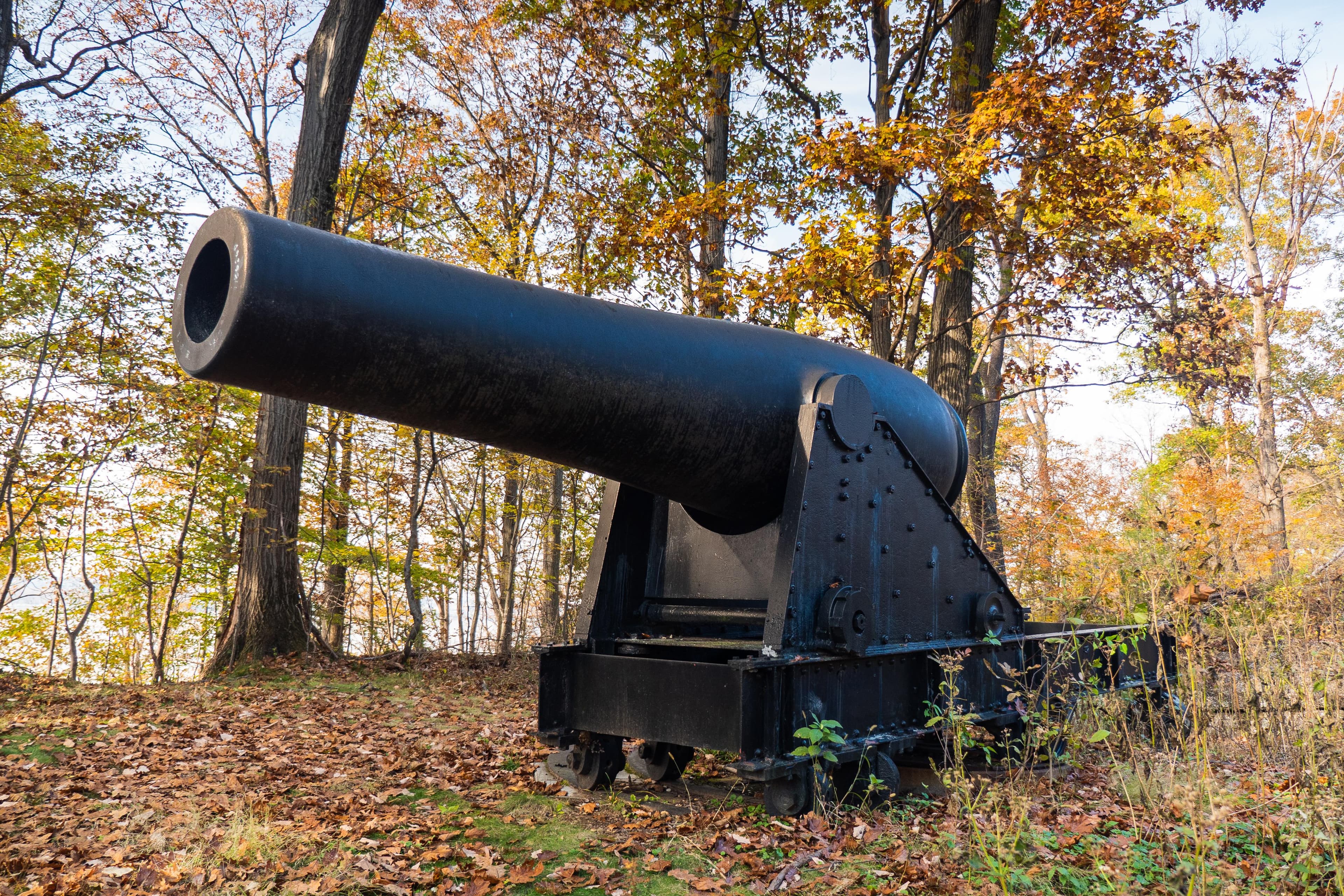 Rodman gun at Fort Foote.