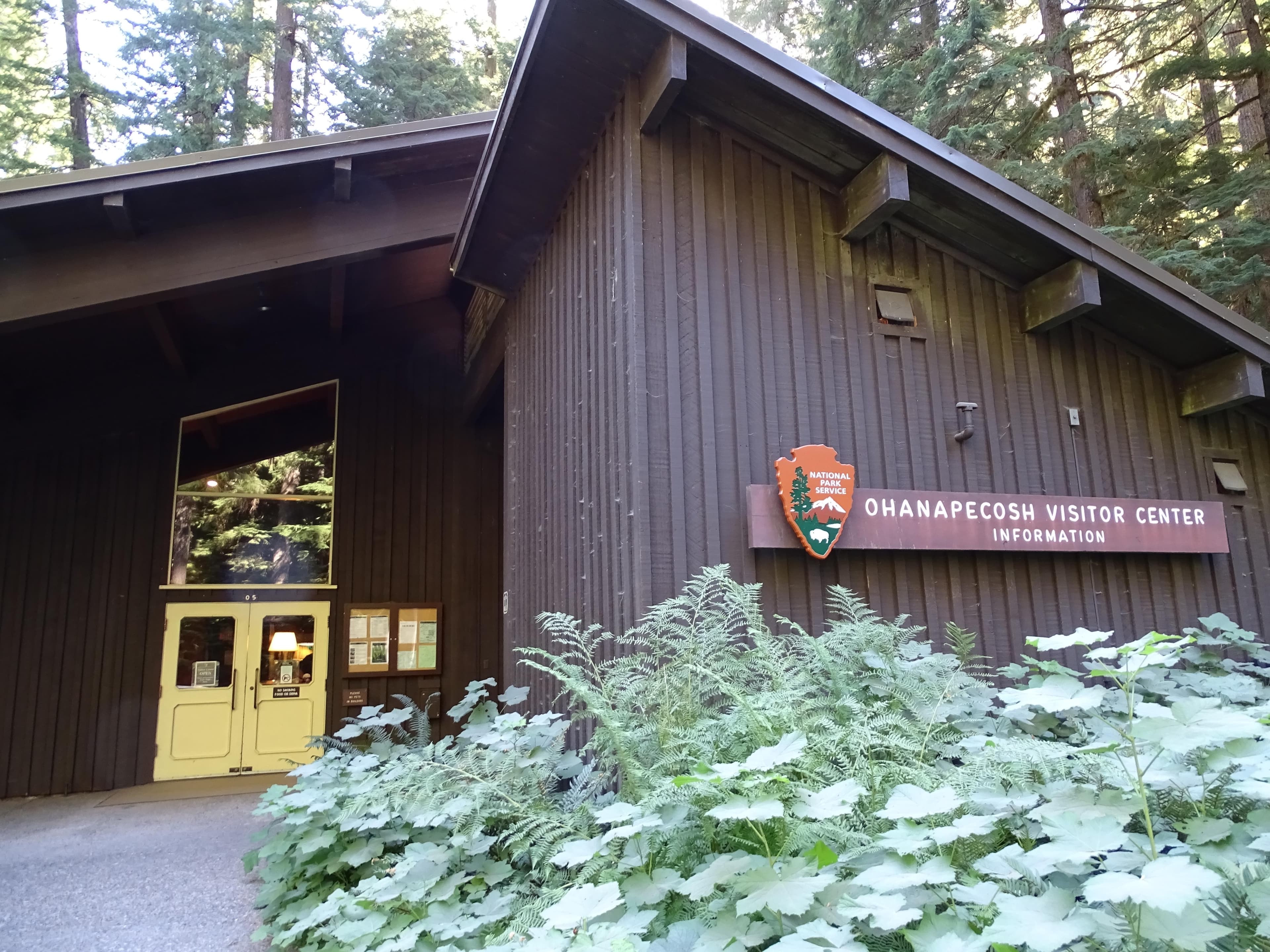 The Ohanapecosh Visitor Center contains serveral exhibits about the surrounding area and is situated right next to the campground.
