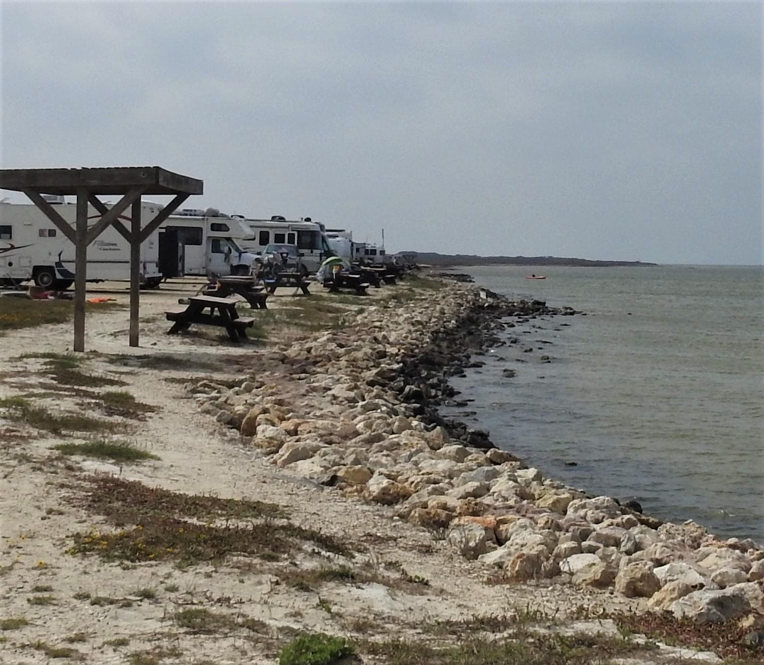 Camping at Bird Island Basin is a bit primitive but it offers a relaxed view of Laguna Madre.