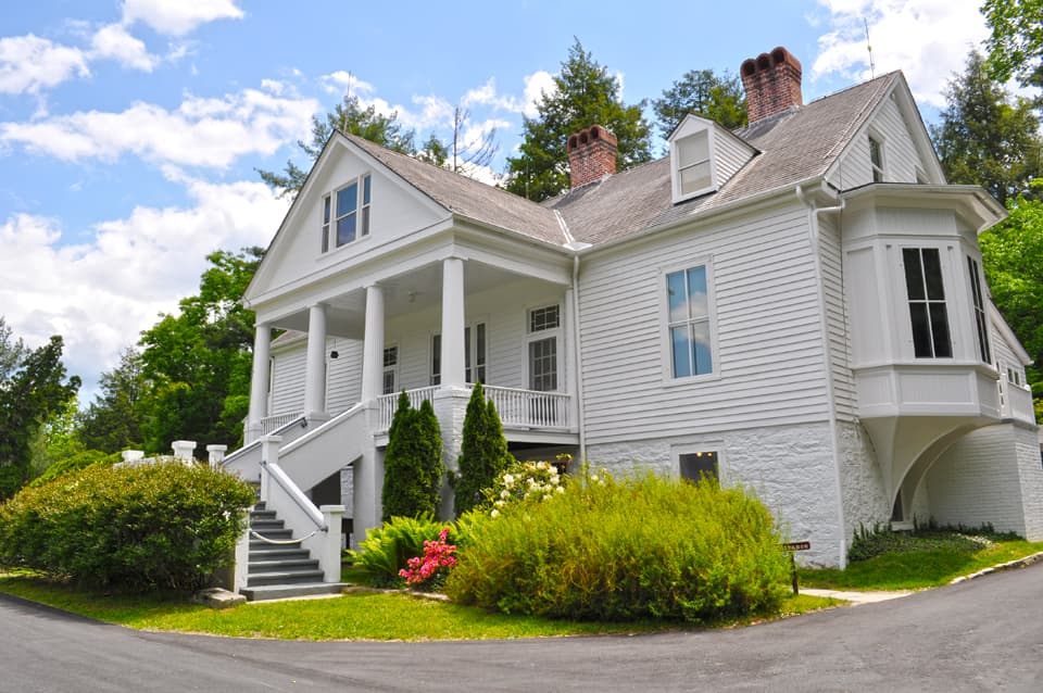 The Sandburg family enjoyed living in the Carolina mountains along with a collection of 12,000 books and a herd of dairy goats.