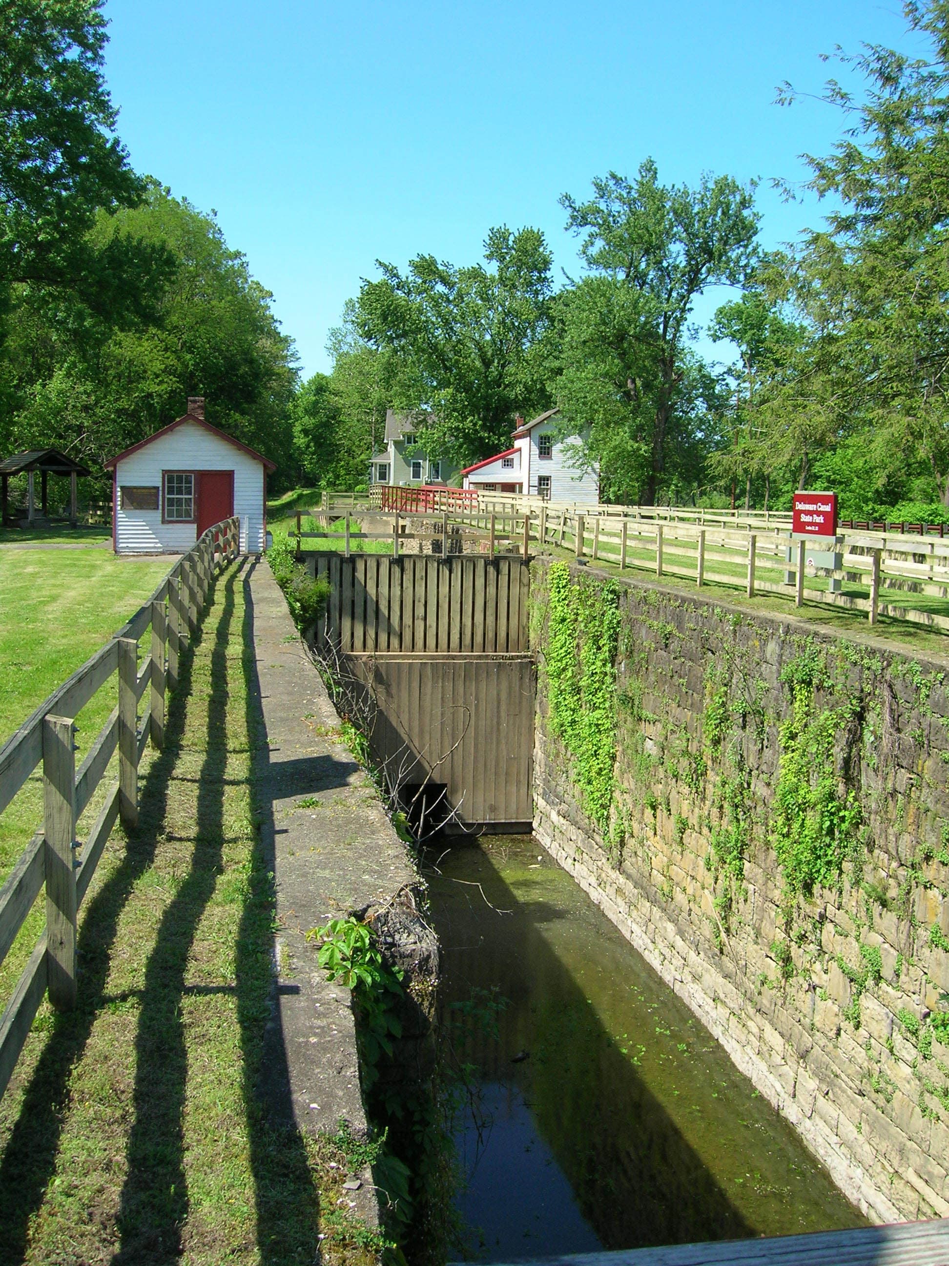 Locks were used to move boats overland via canals