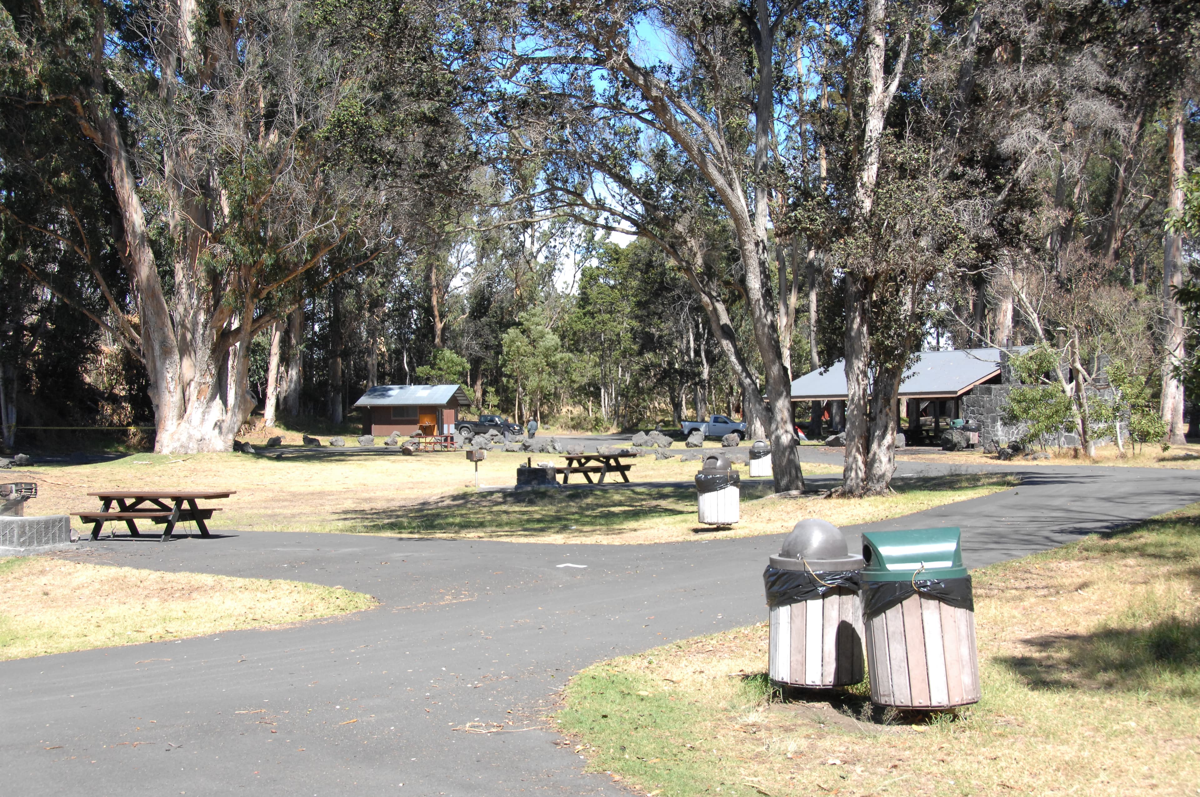 View of Nāmakanipaio Campground