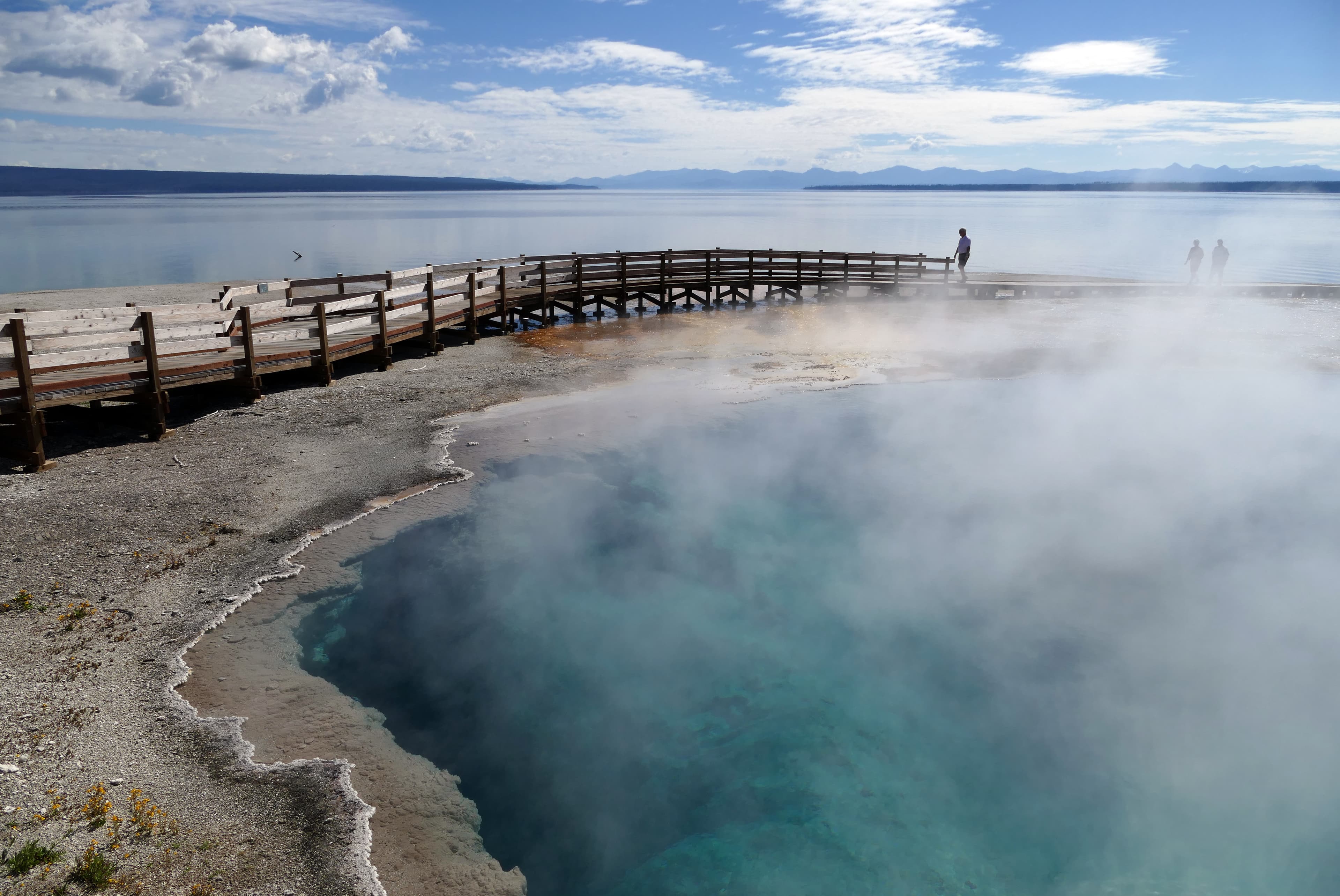 Black Pool at the West Thumb Geyser Basin