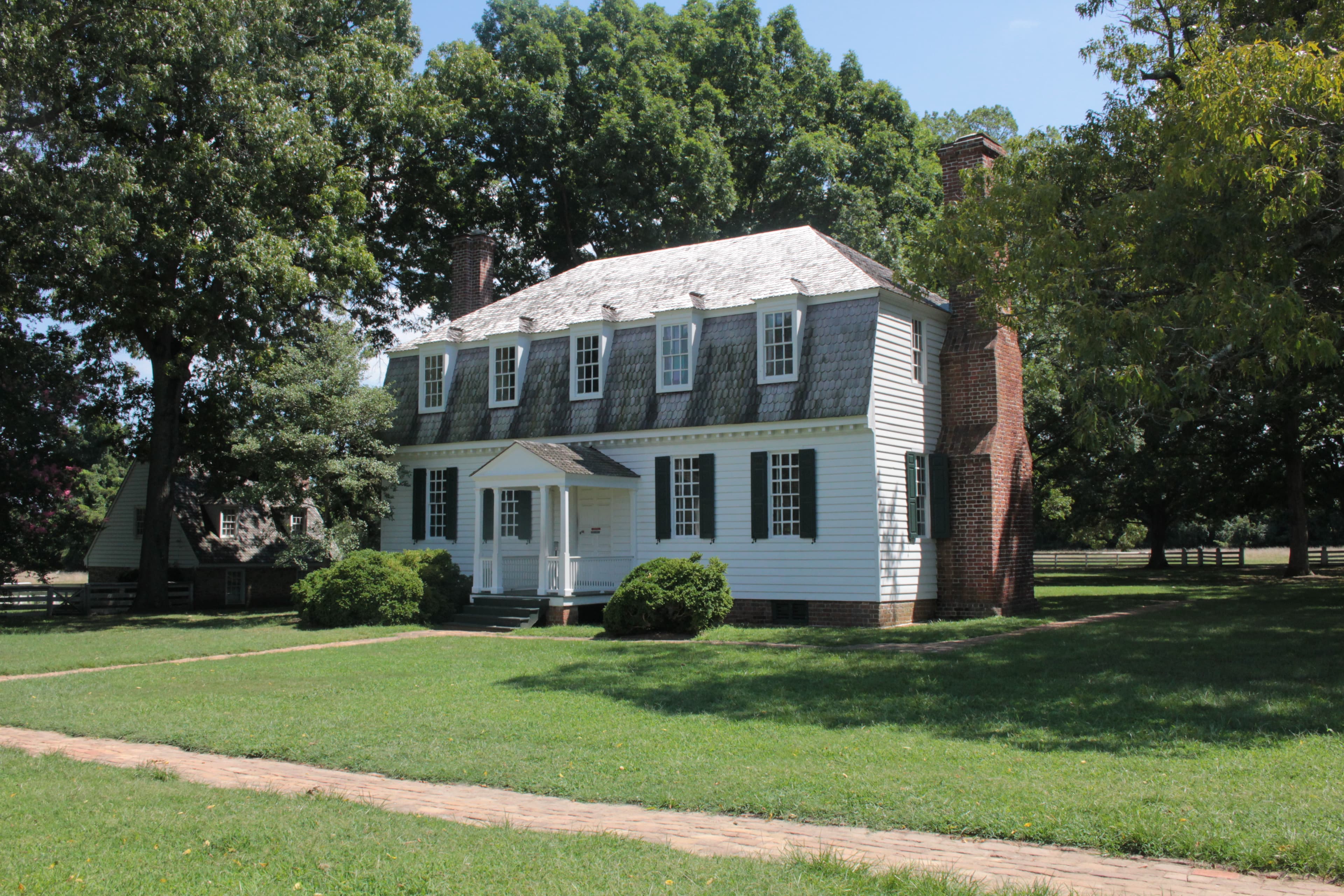 The Moore House where the terms of surrender were negotiated.