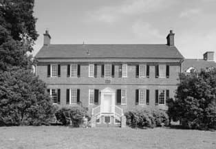 Historic image of Harmony Hall, circa 1938.