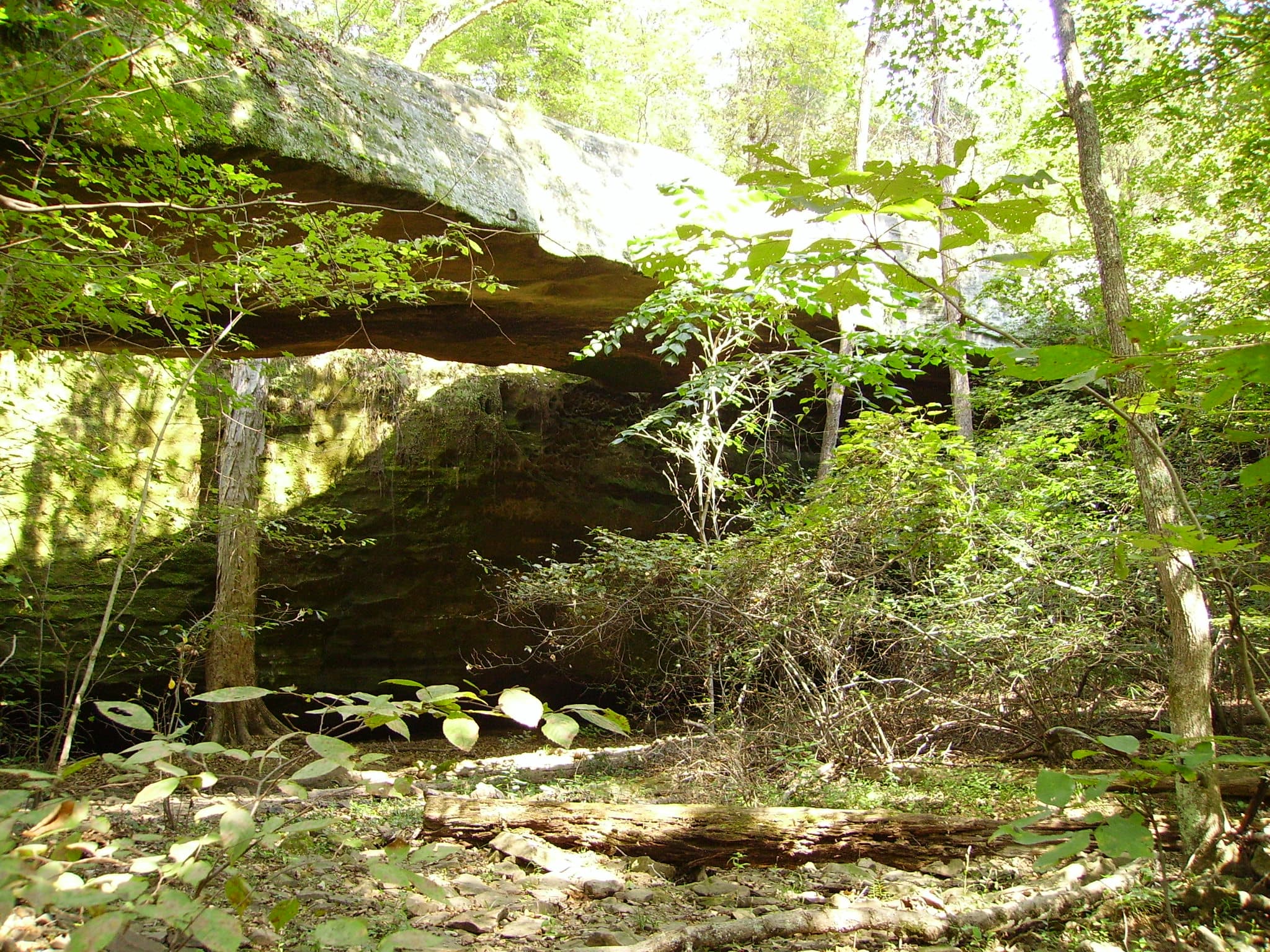 Thousands of Cherokee camped for weeks along the main (northern) route, near Mantle Rock, during the winter of 1838-39 as they waited for ice conditions in the Ohio River to allow a safe crossing.