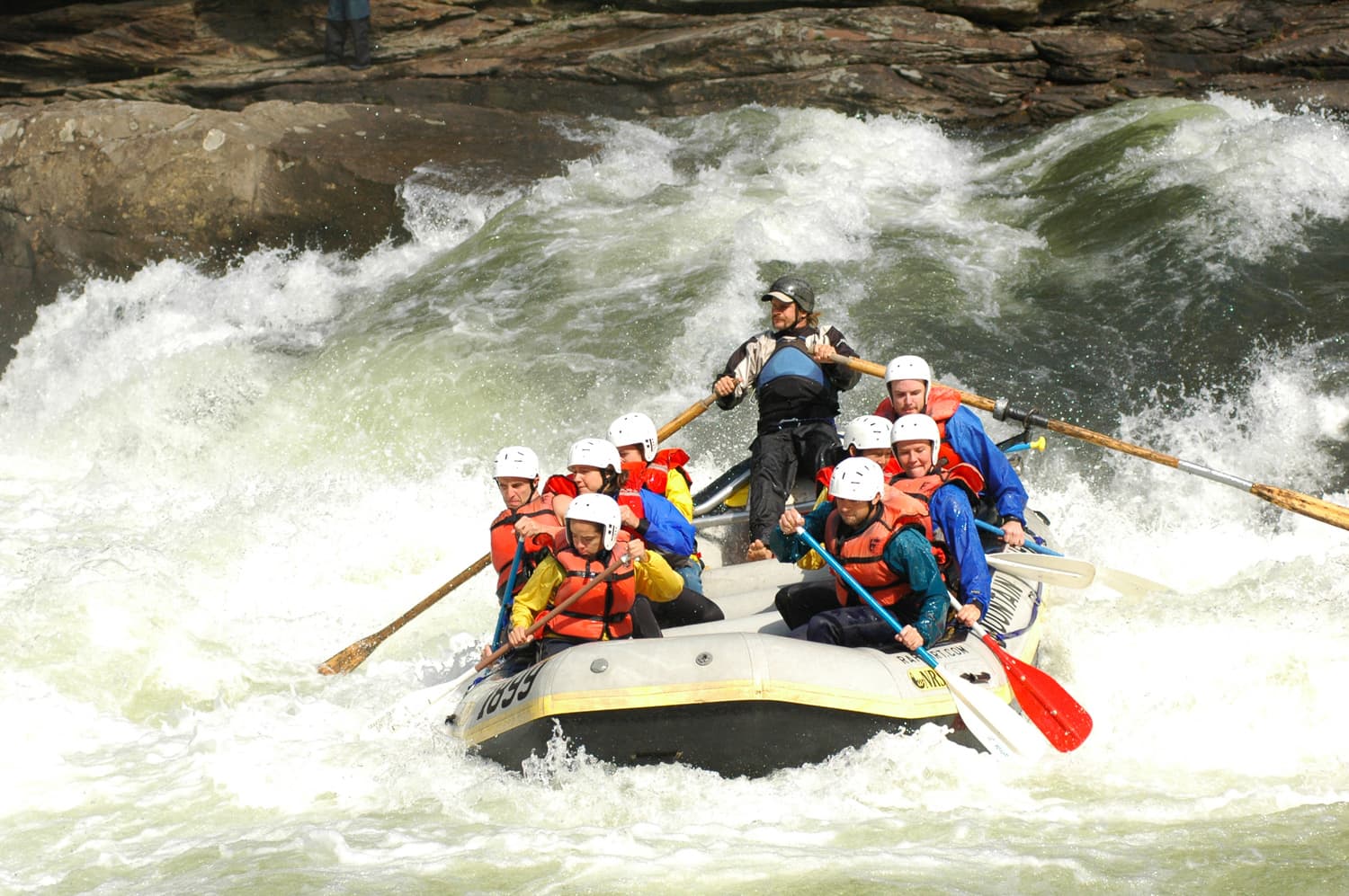 Whitewater rafting is popular during Gauley Season