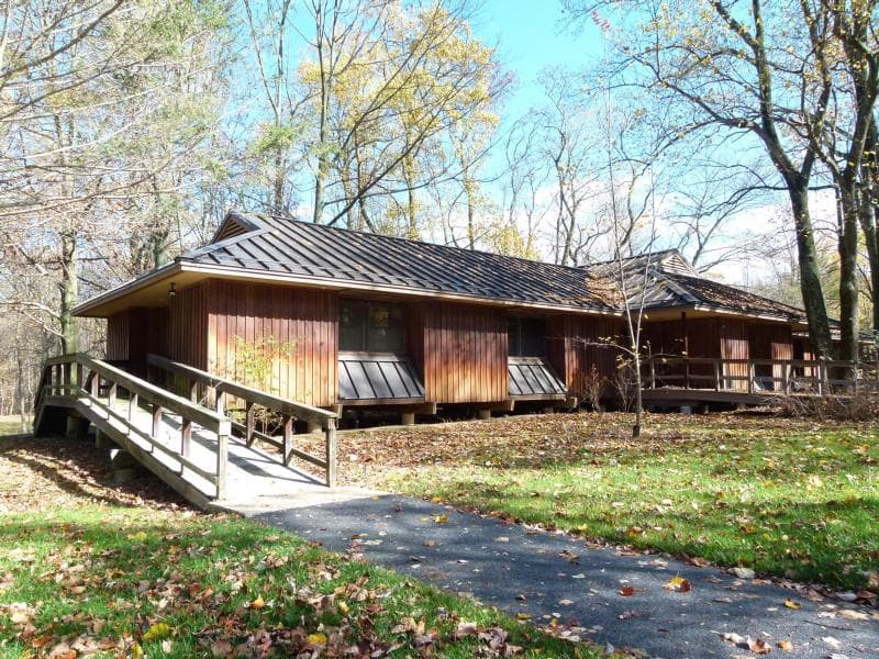 One of the four Camp Round Meadow dorms has a ramp for wheelchair access.