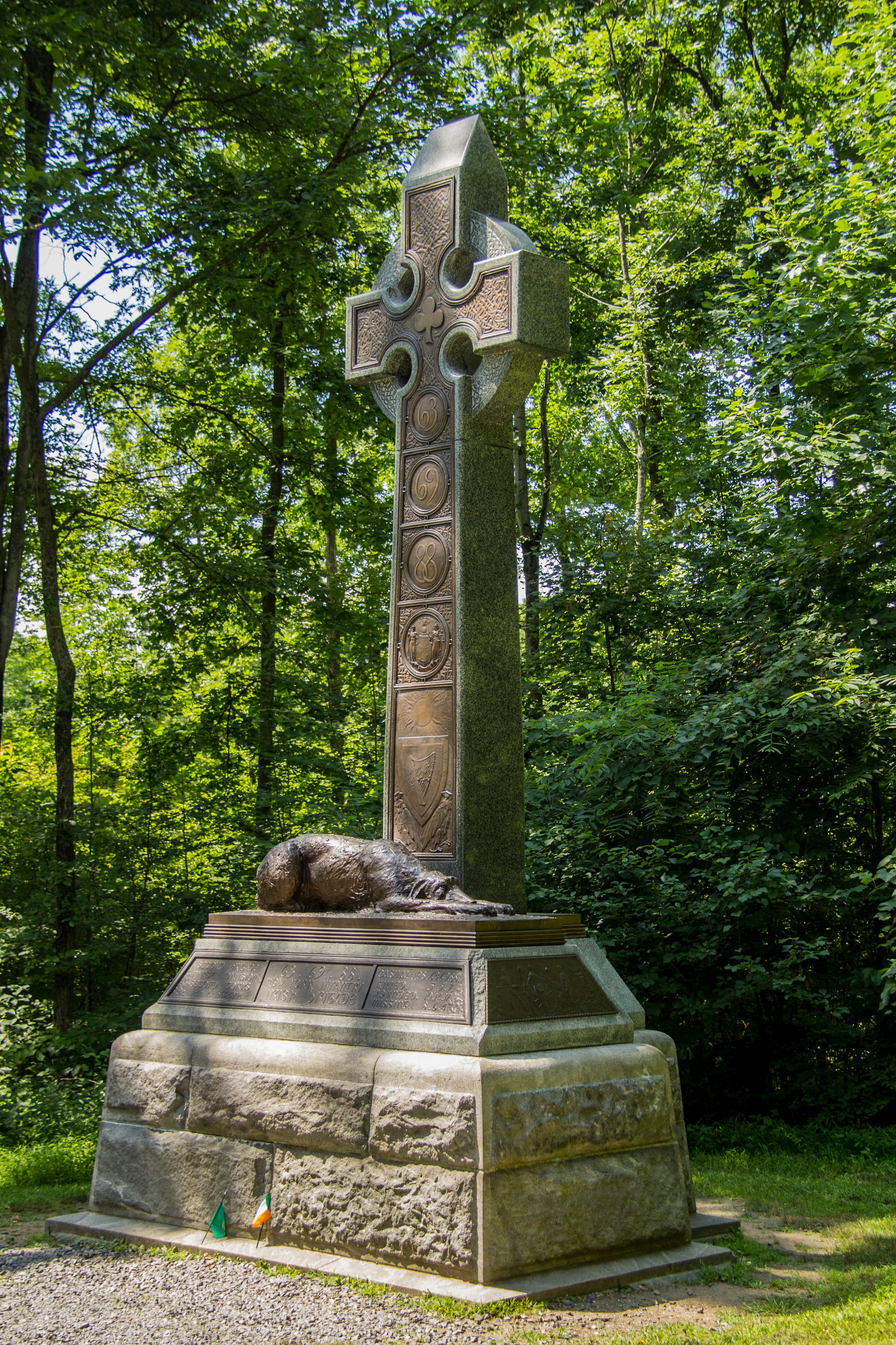 The Irish Brigade Monument.
