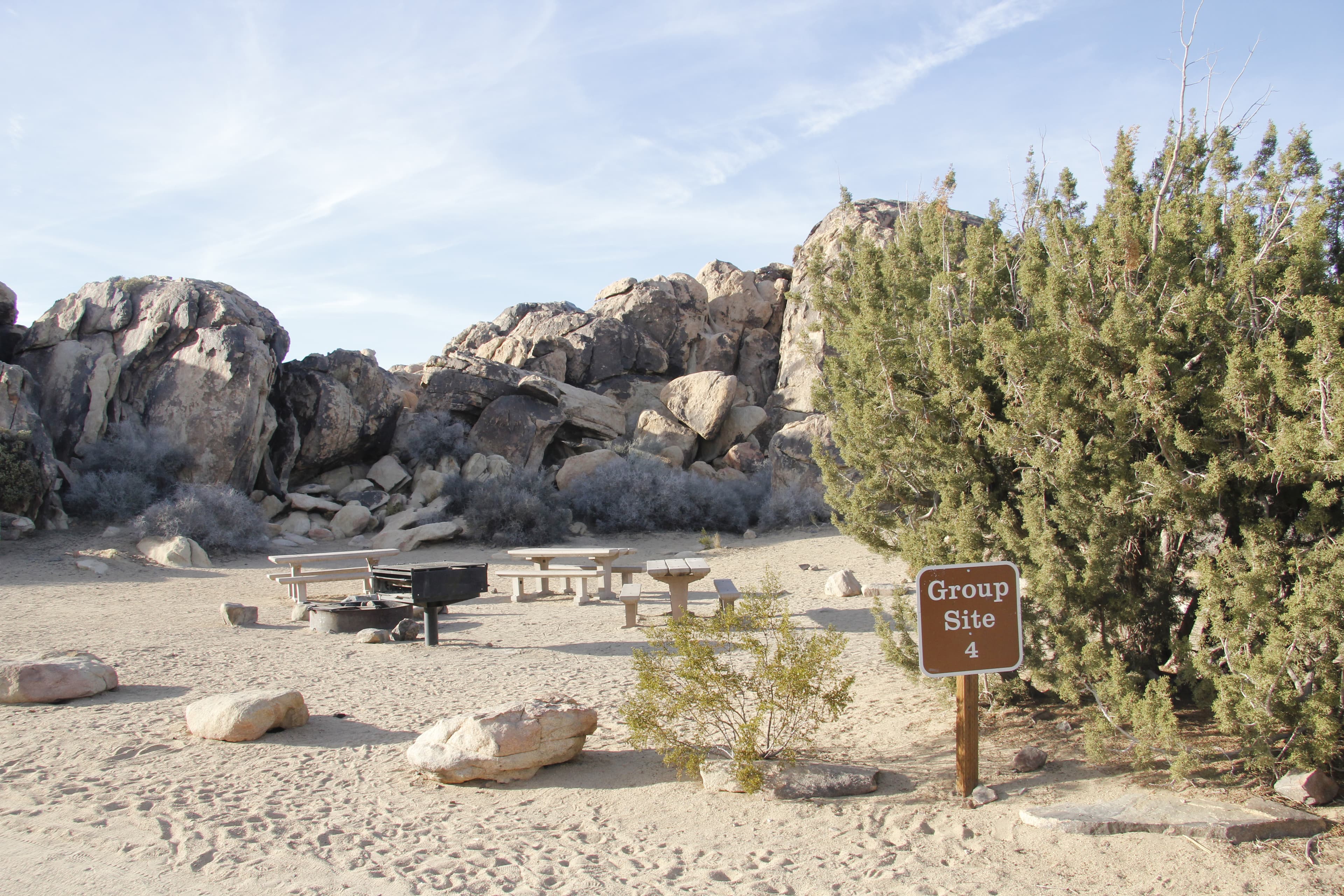 Sheep Pass is one of three group campgrounds in the park.