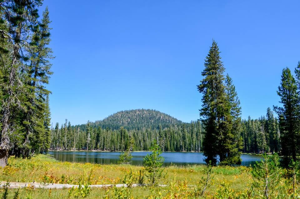 A view of Summit Lake from Summit Lake South Campground.