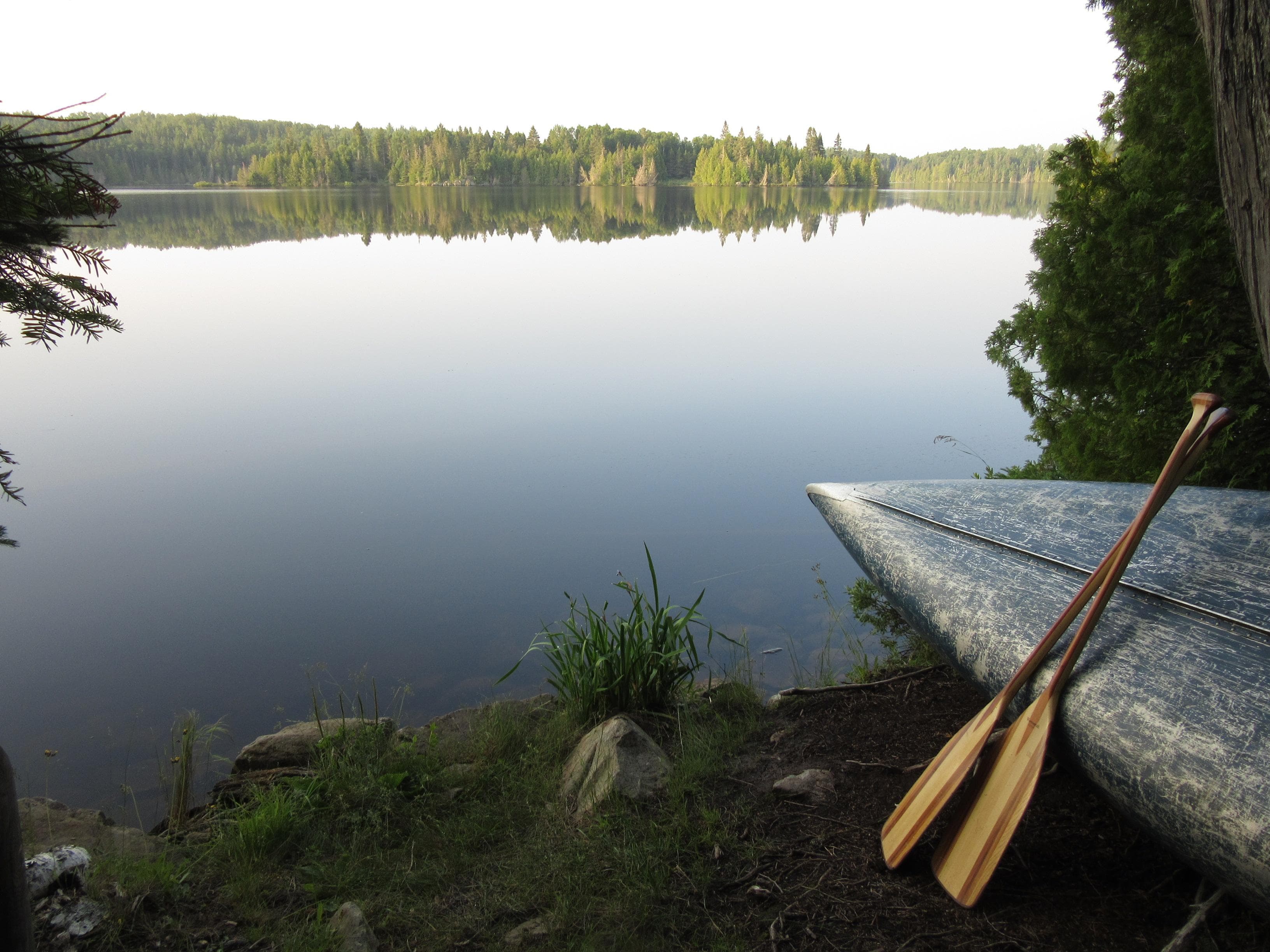 Intermediate Lake is a small lake between Lake Richie and Siskiwit Lake