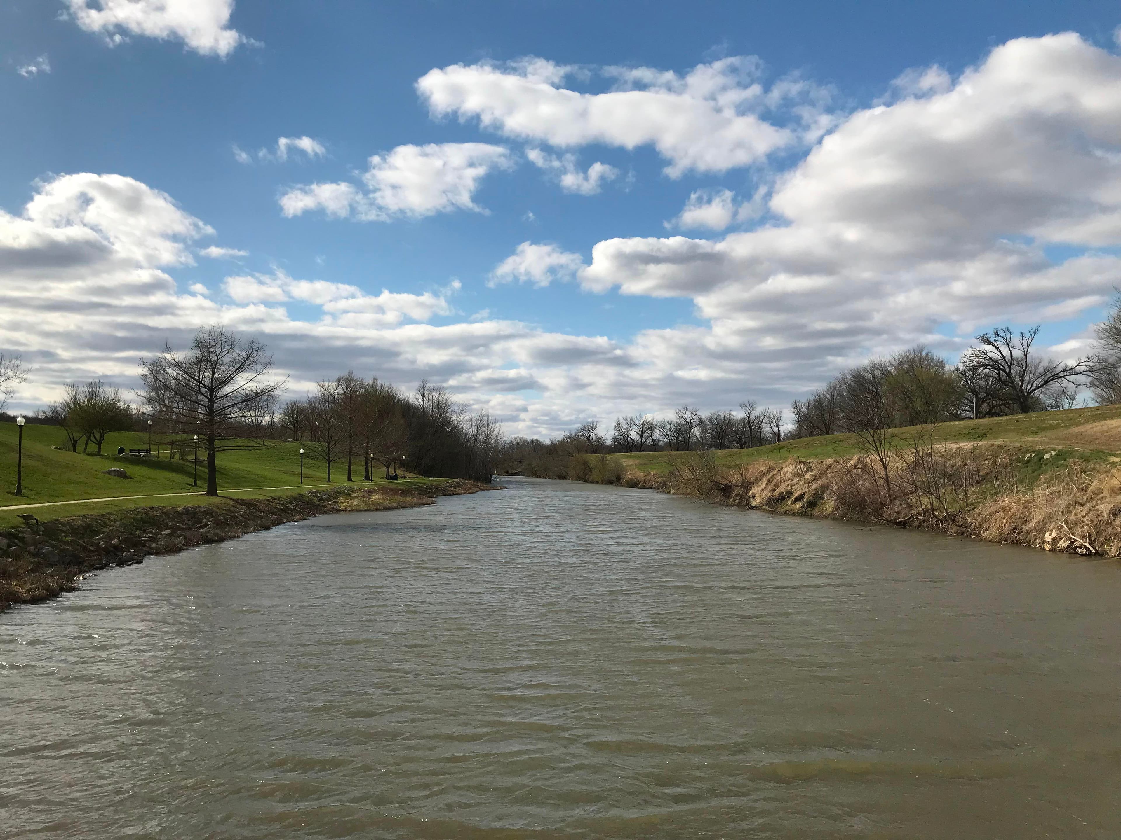 The Neosho River in Council Grove was an important crossing on the trail.
