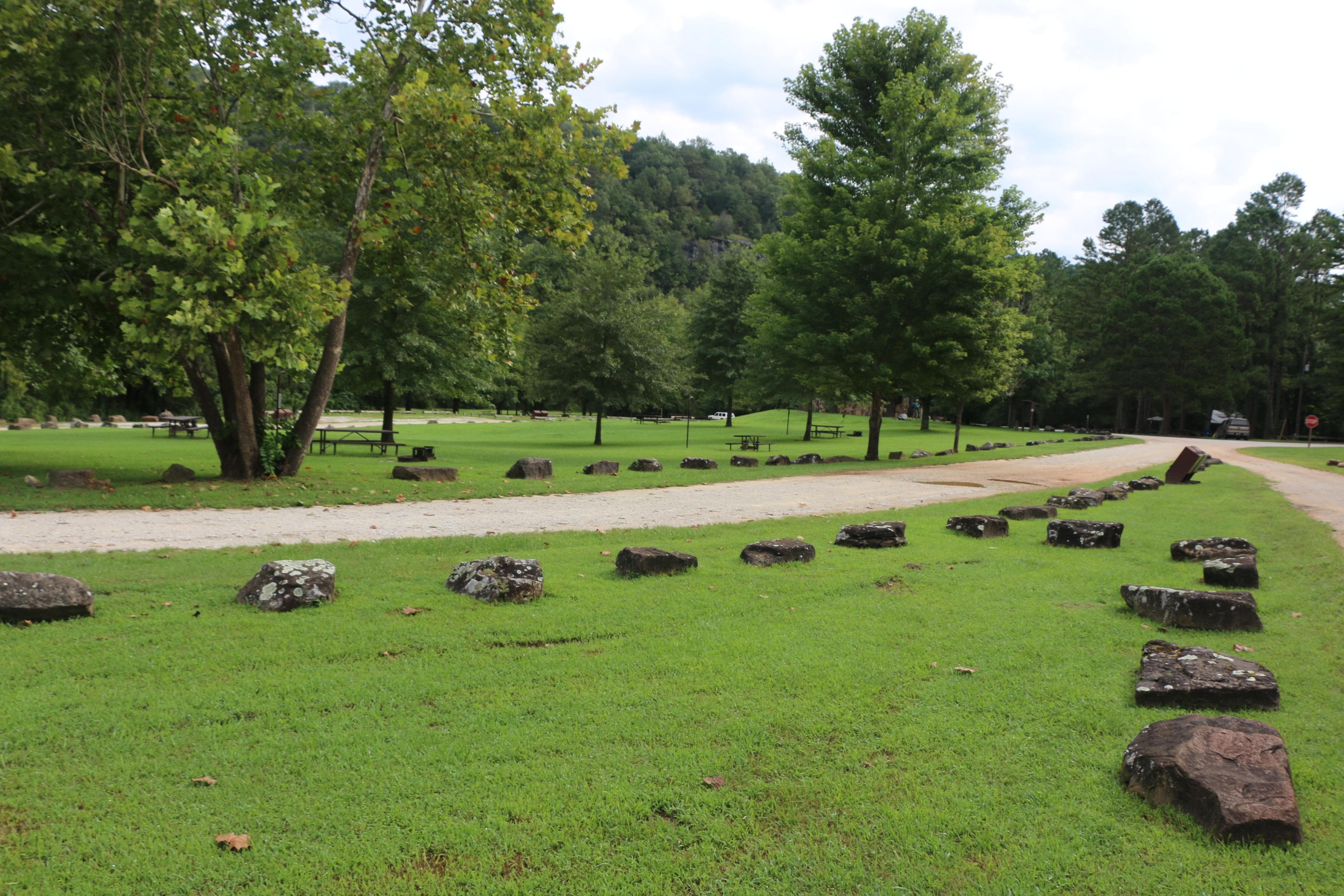 Thirty-three camp sites are available on a first come, first served basis at Kyle's Landing.