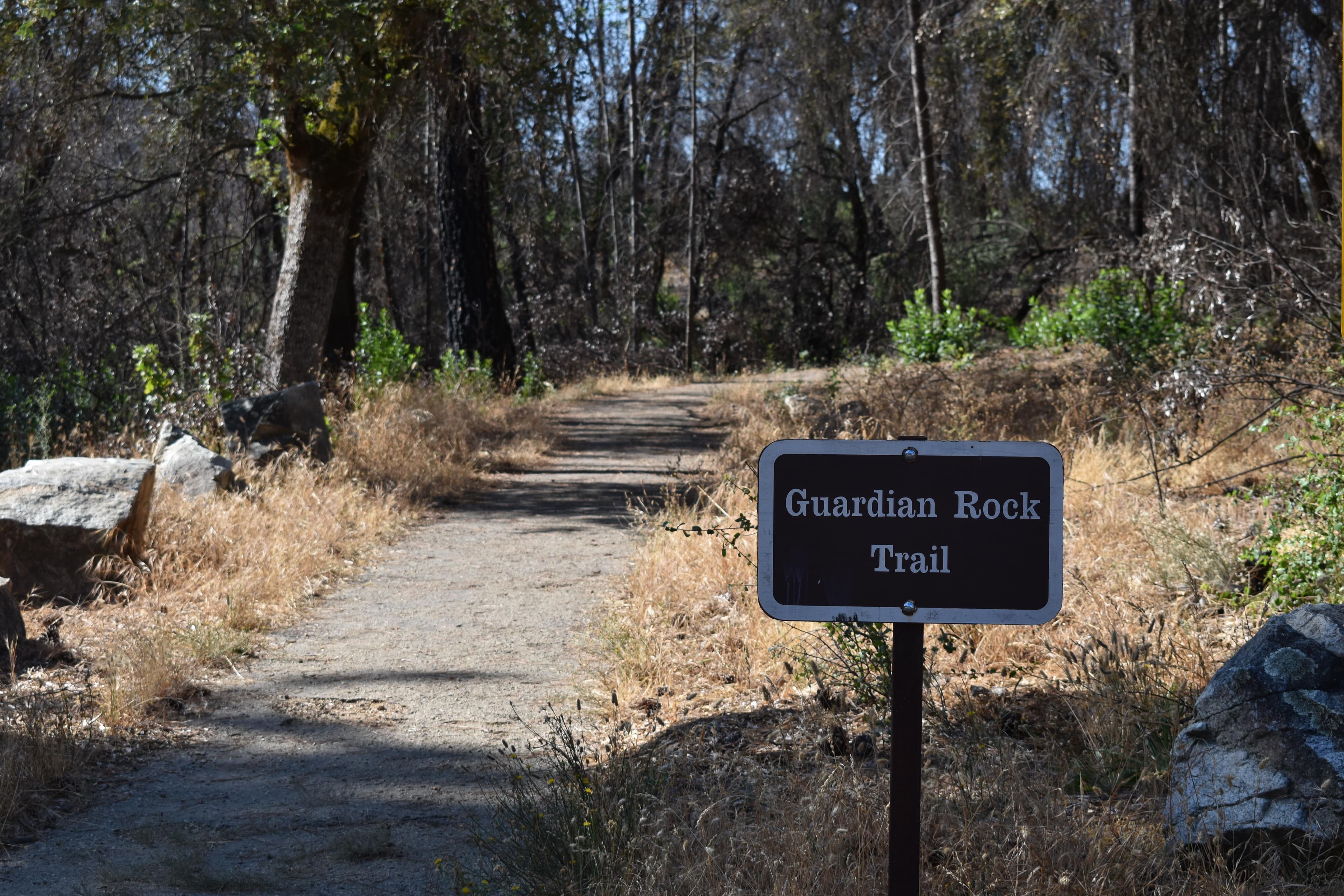 Guardian Rock Trail Head Sign