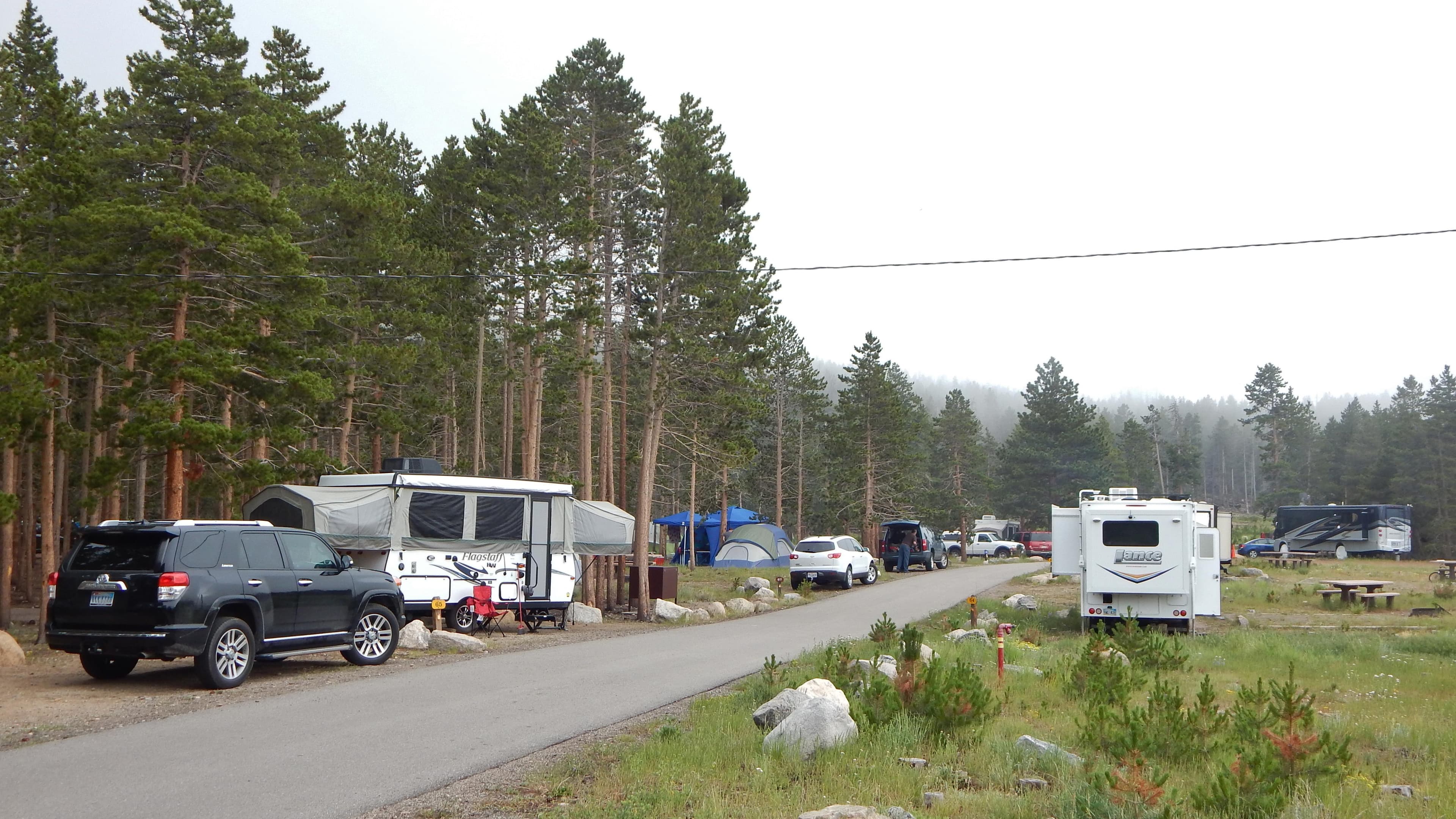 Glacier Basin Campground - RVs