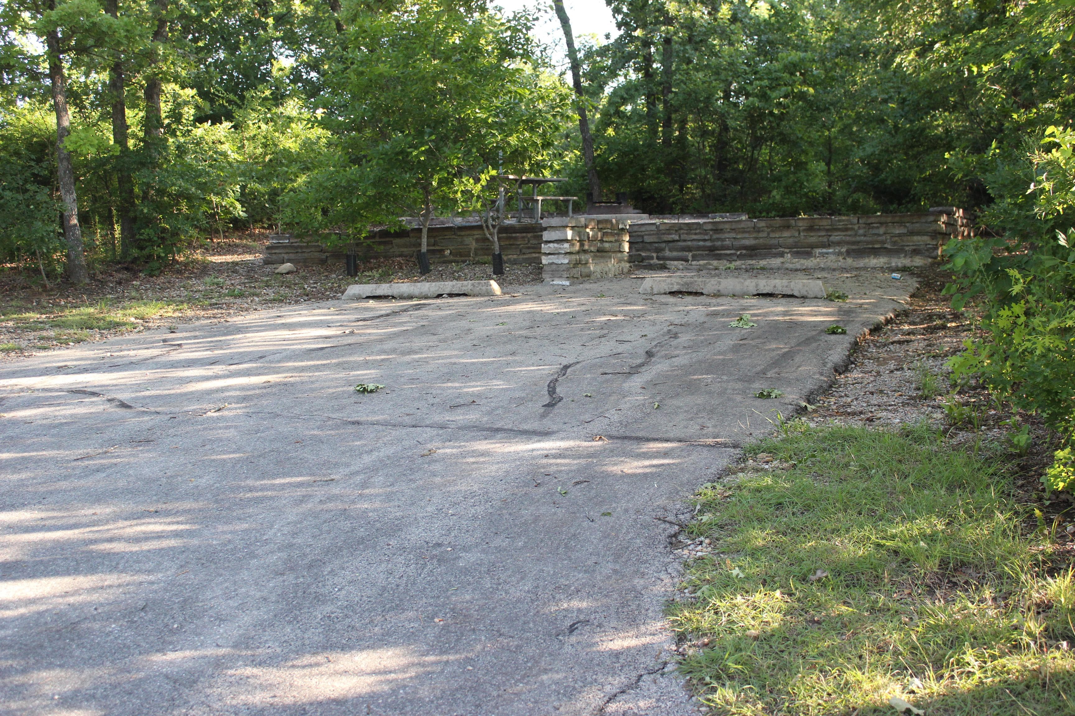 Some sites at The Point have water and electric hook-ups for RVs.