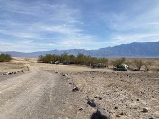 Access to Saline Valley CG in via high clearance 4 x 4 roads