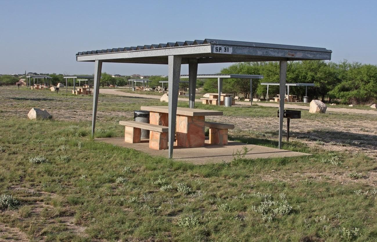 One of the standard campsites at San Pedro Campground