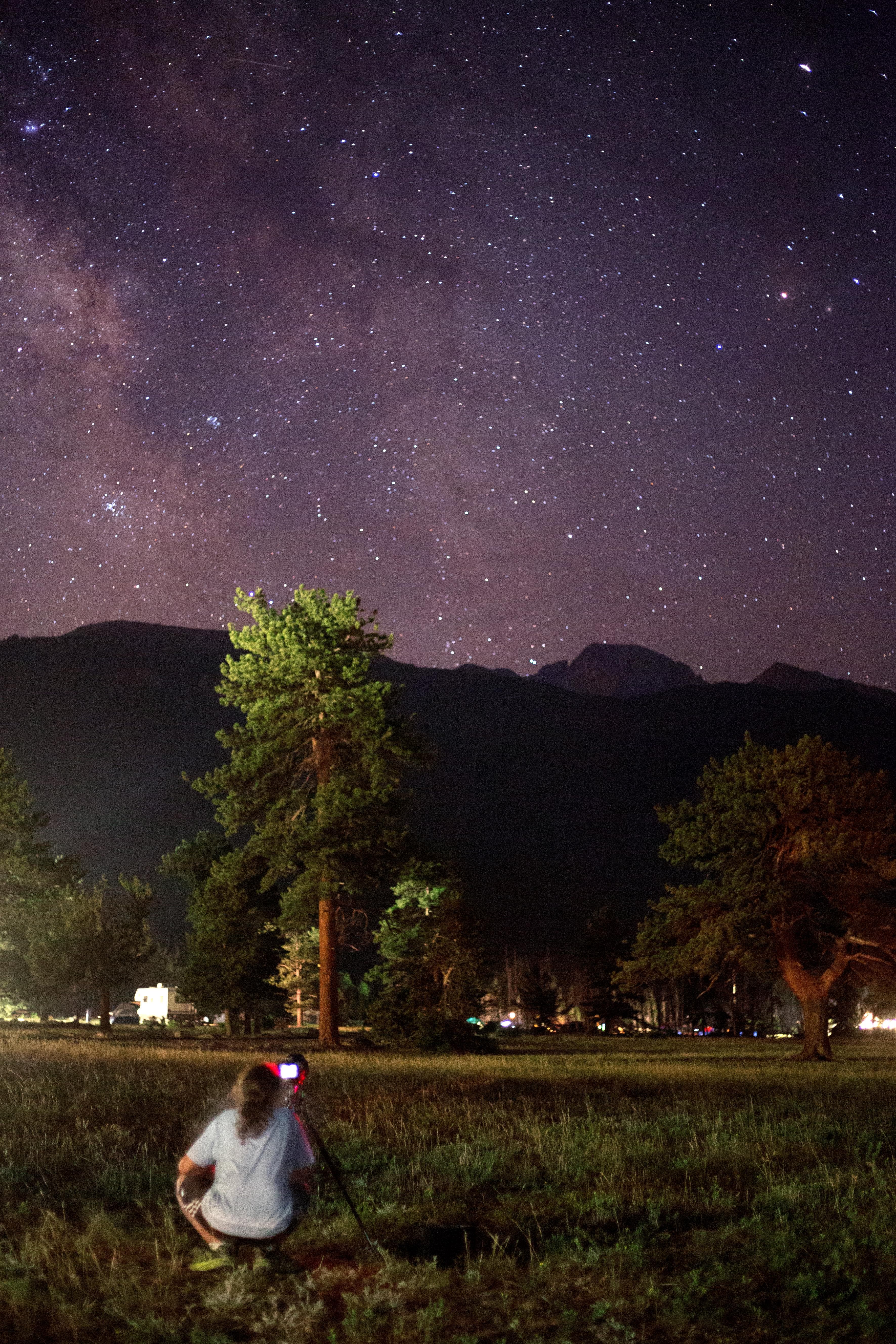 Glacier Basin is a great place to view the stars!
