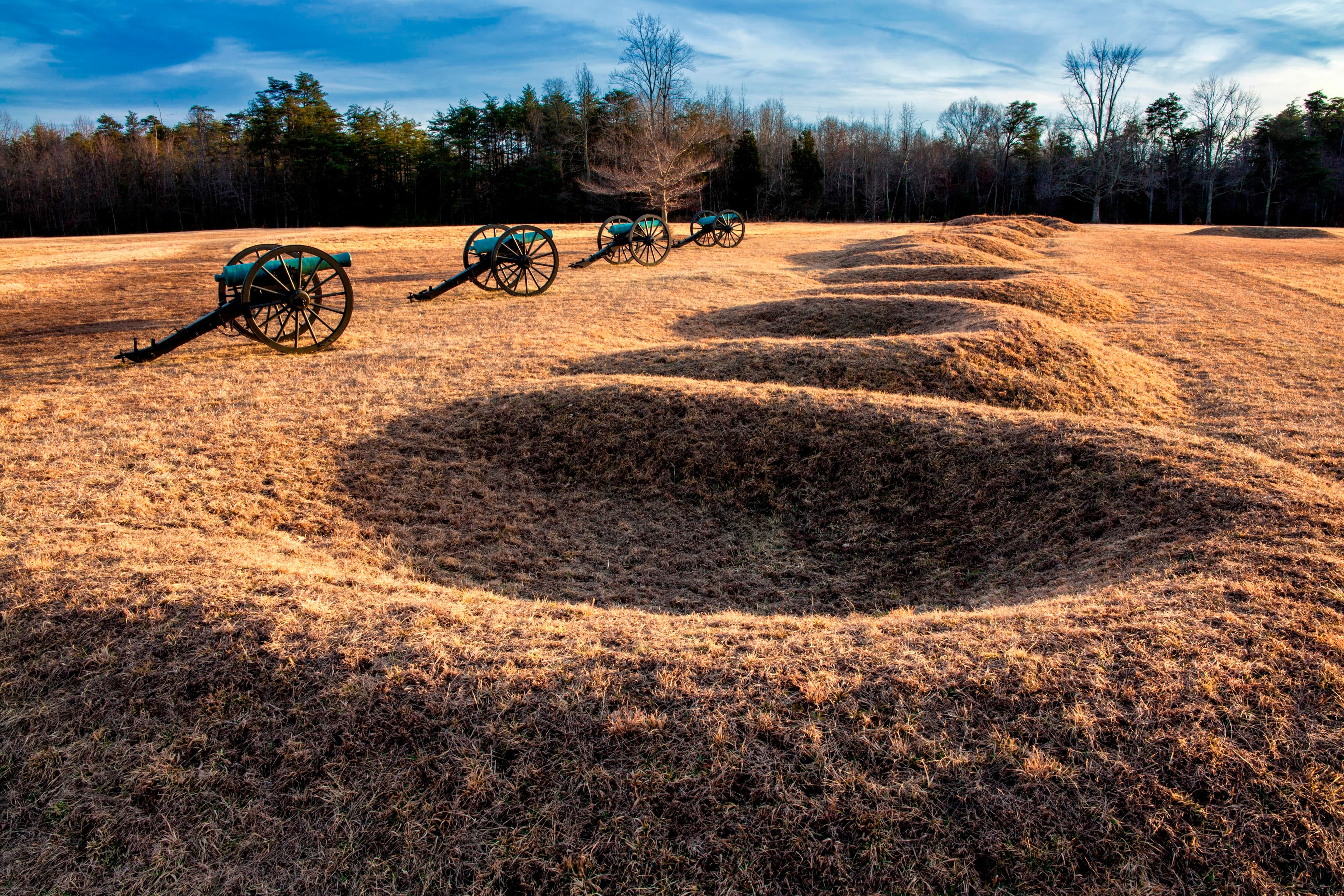 Fairview, in the Chancellorsville Battlefield, was the location of intense fighting during the Civil War.