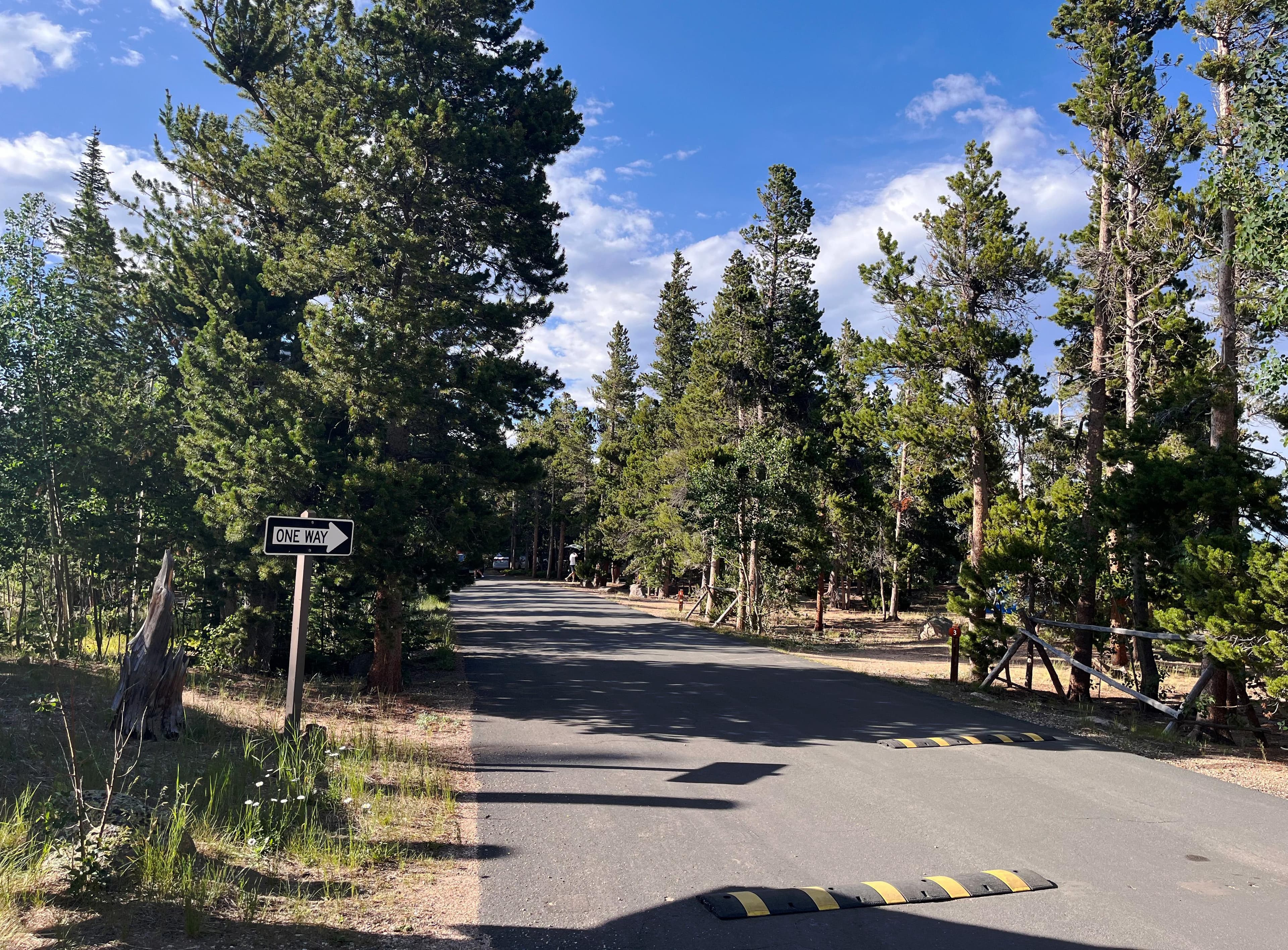 Entrance to Longs Peak Campground