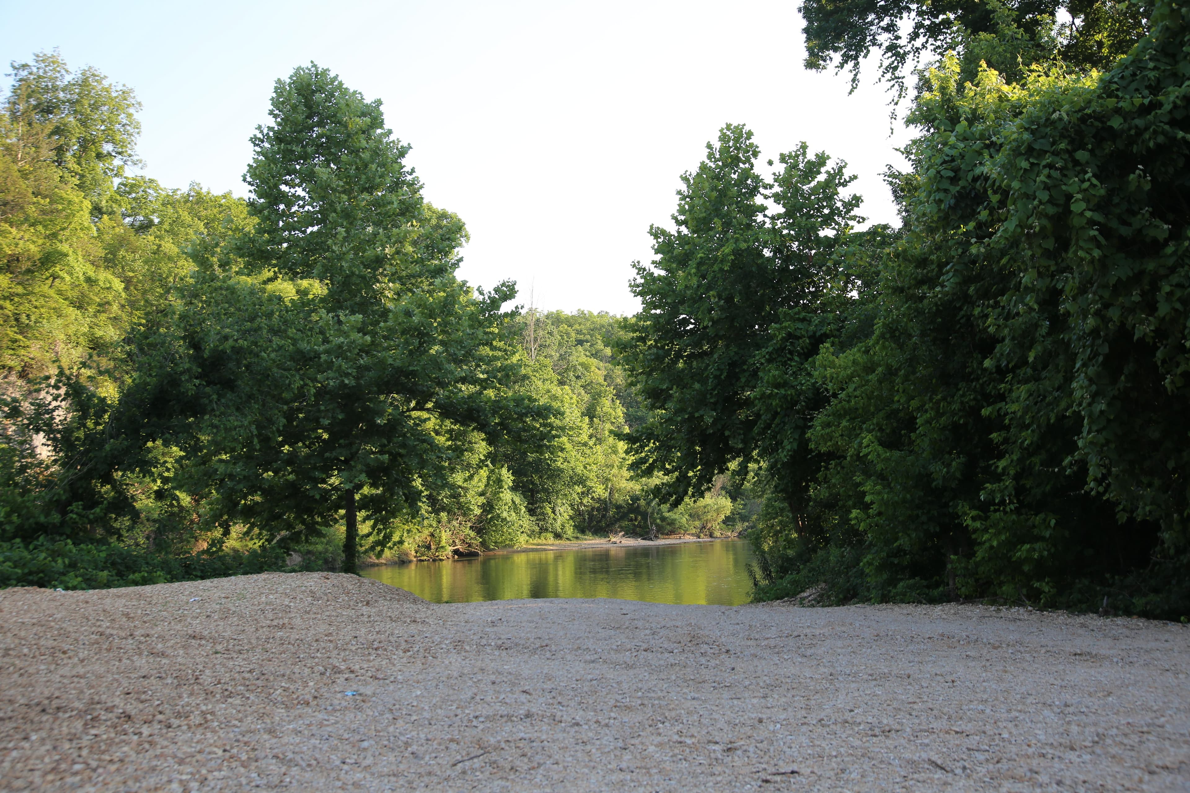 On summer weekends, gravel bars like these can be busy with floaters, swimmers, and more.