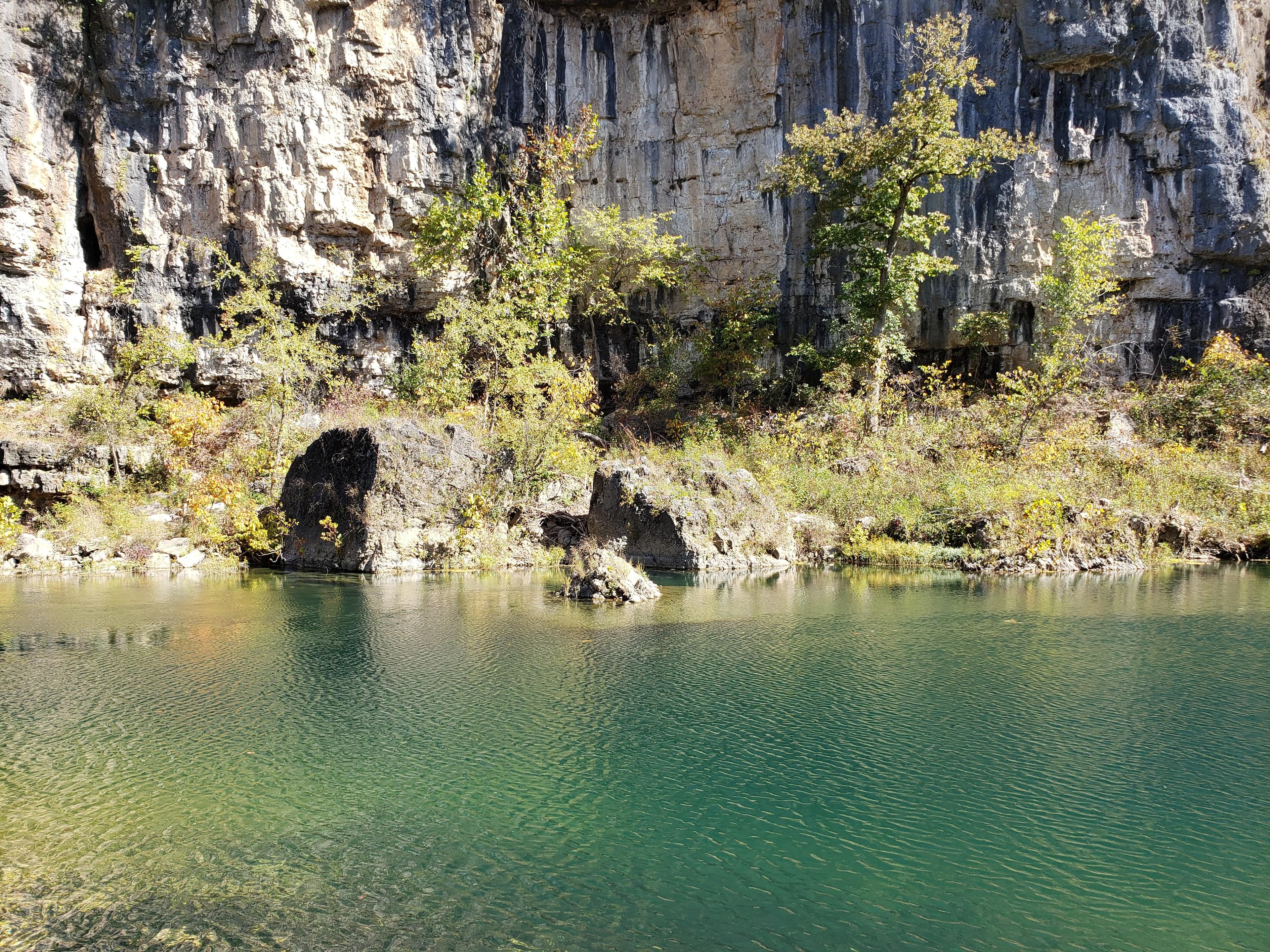 Deep, blue swimming holes call campers and floaters to Bachers.