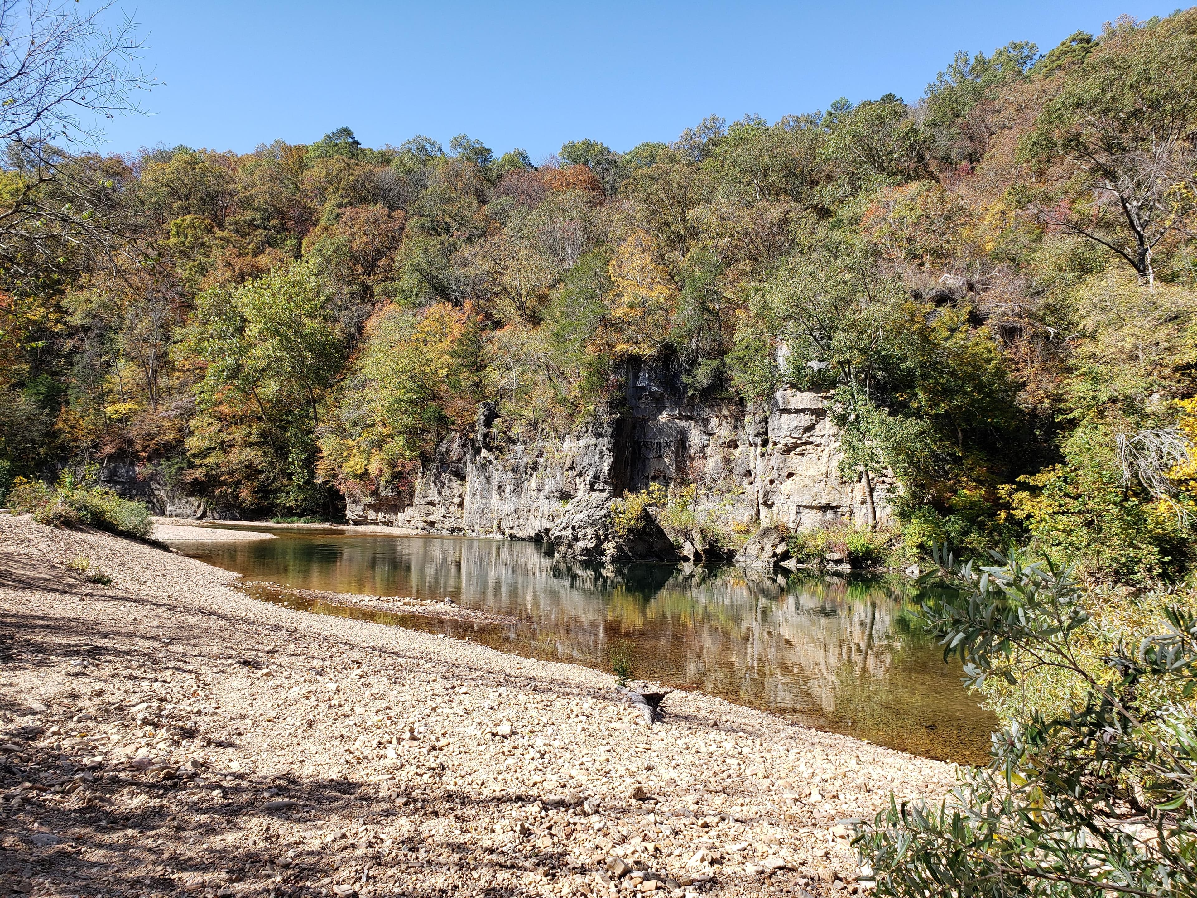 Blue Spring pumps millions of gallons of water into the Jacks Fork each day.