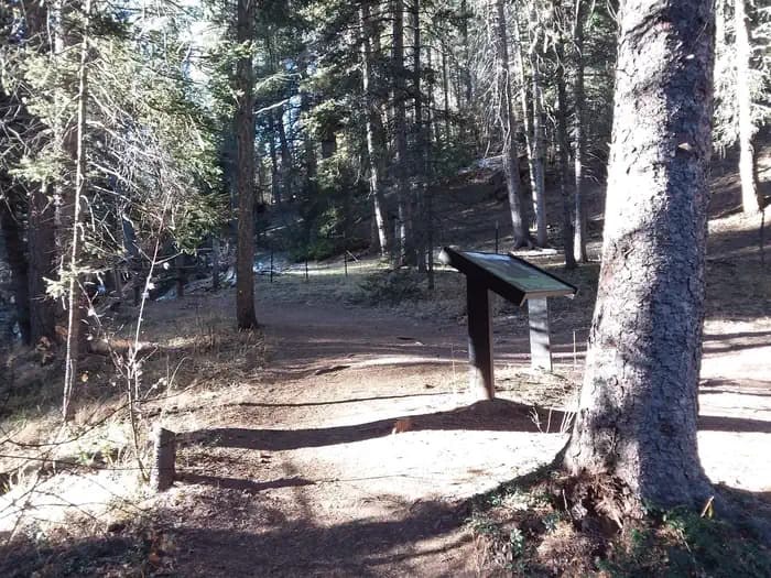 Site trail for Santa Barbara campground