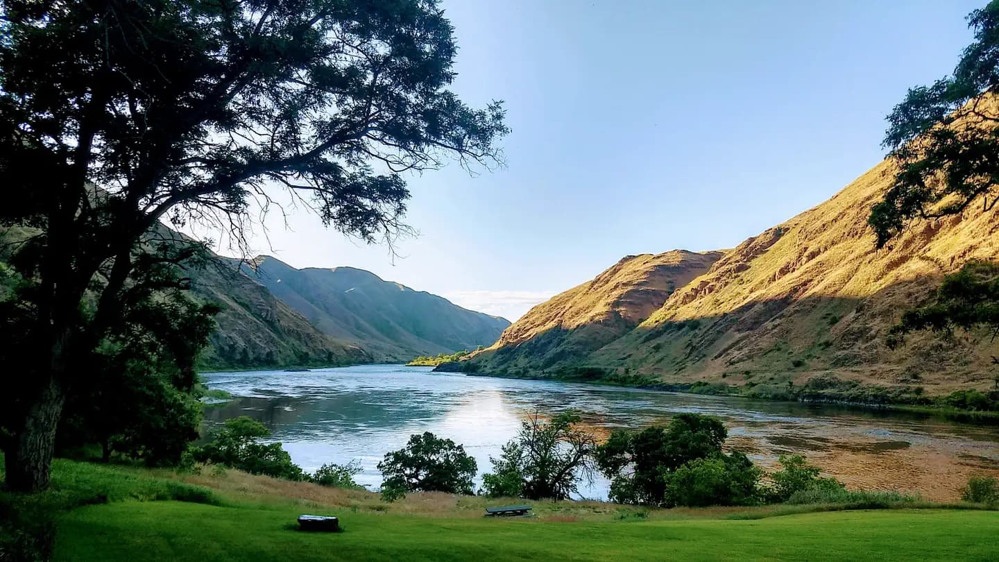 View from Cache Creek boat check-in station and administrative residence