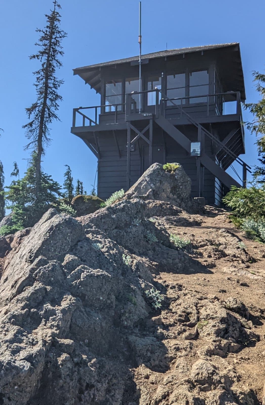Gobbler's Knob Fire Lookout in Summer